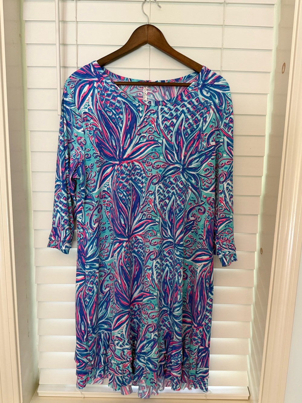 NWOT Lulu-B Lilly Pulitzer Coastal New England Southern Preppy Colorful Dress - Picture 2 of 5